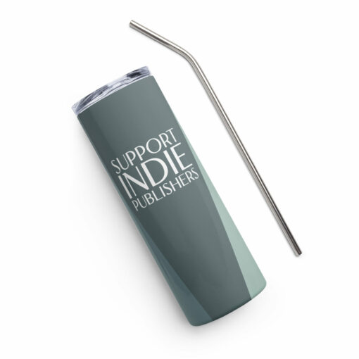 Support Indie stainless steel tumbler – teal